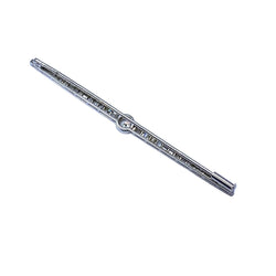 Broche Barrette en or blanc, platine et diamants - Castafiore