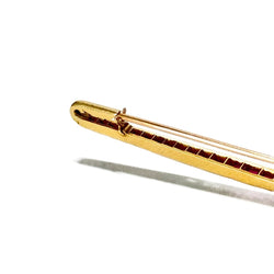 Broche barrette rubis et diamants - Castafiore