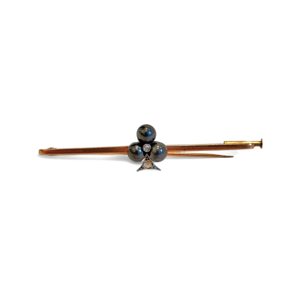 Broche barrette trèfle - Castafiore
