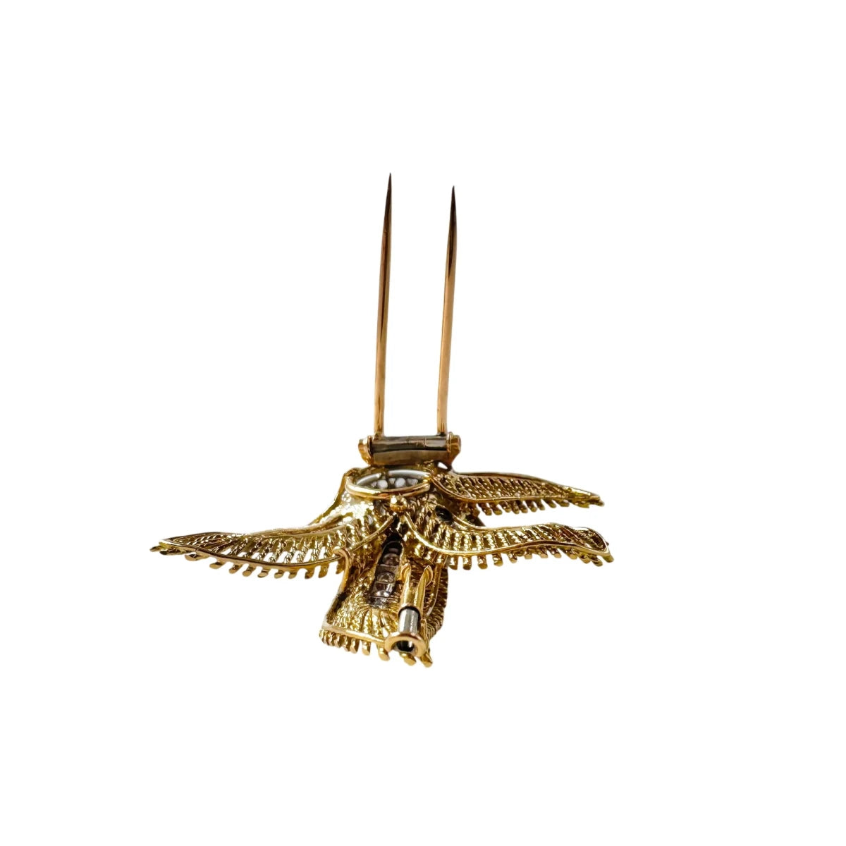 Broche BOUCHERON en or jaune et diamants - Castafiore