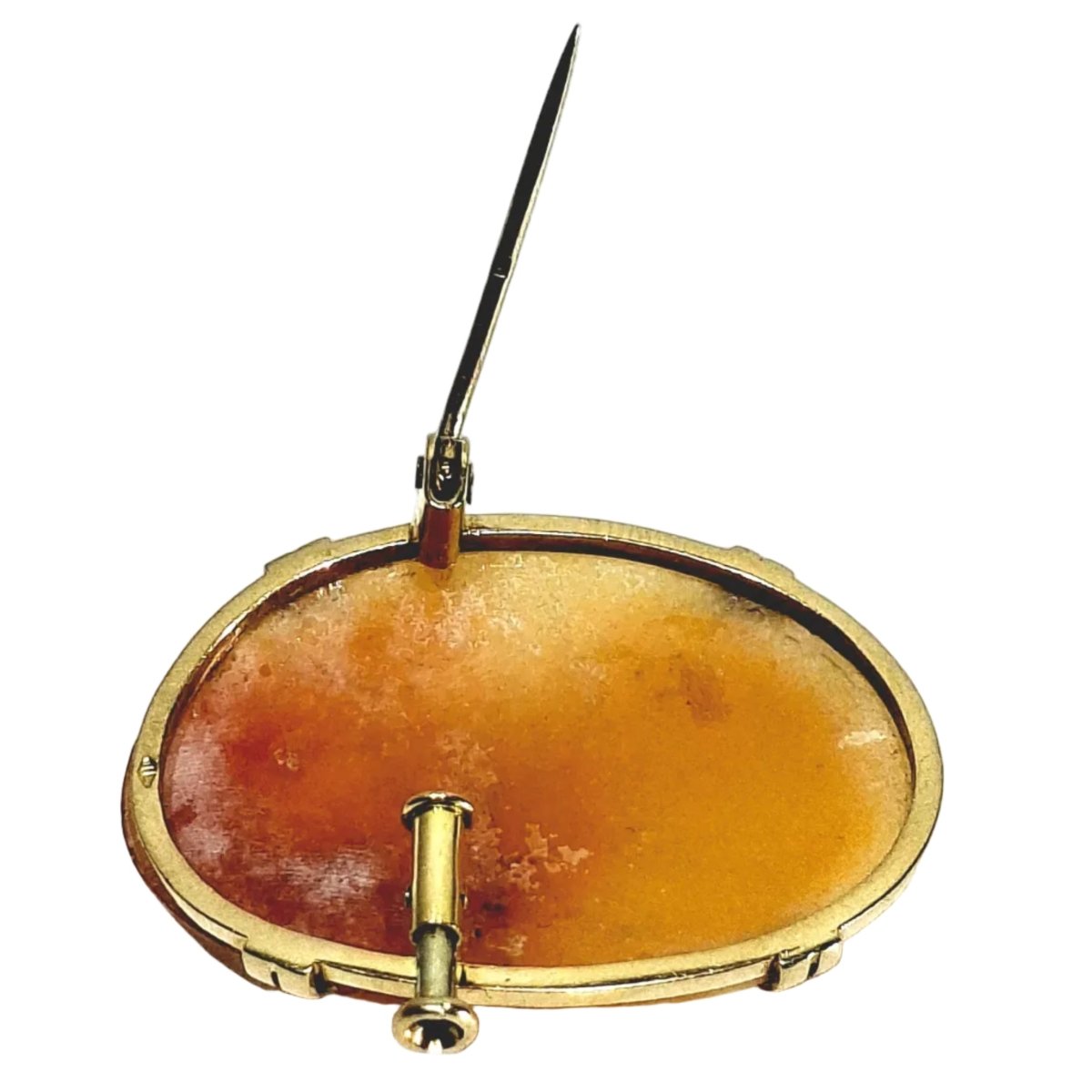 Broche Camée en or jaune - Castafiore