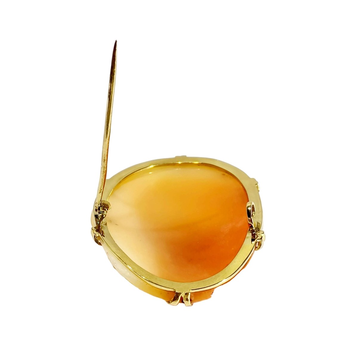 Broche Camée en or jaune - Castafiore