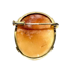 Broche Camée en or jaune - Castafiore