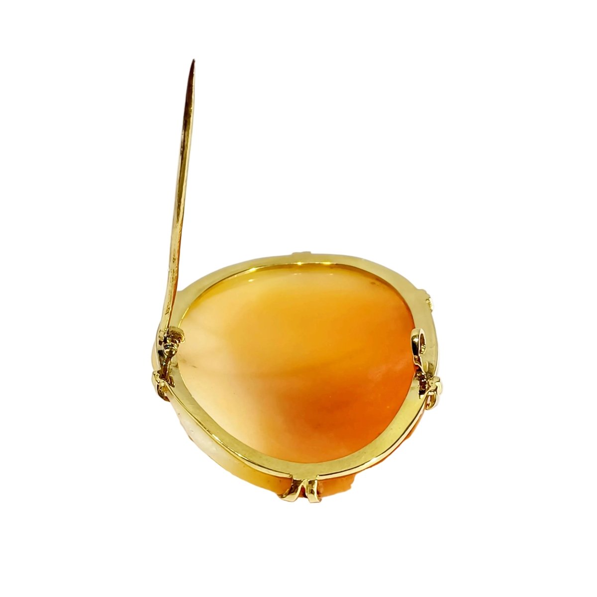 Broche Camée en or jaune - Castafiore