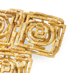 Broche CHAUMET "Labyrinthe" en or jaune - Castafiore