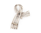 Broche Clip BOUCHERON en platine et diamants - Castafiore