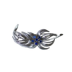 Broche Clip Boucheron Saphirs et diamants - Castafiore
