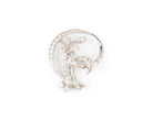 Broche Clip en platine et diamants - Castafiore