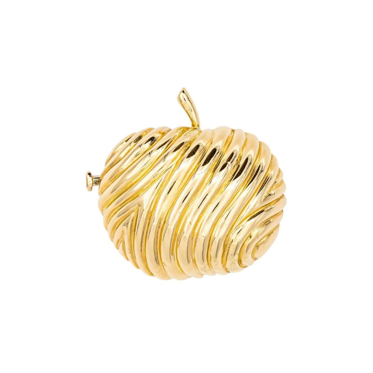 Broche Double Épingle BOUCHERON "Pomme" en or jaune - Castafiore