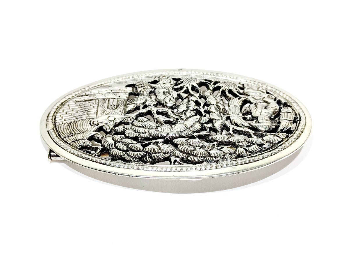 Broche en argent - Castafiore