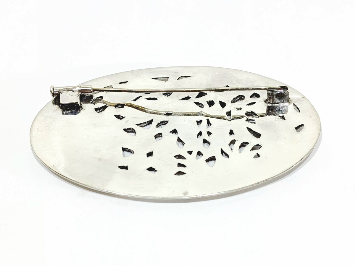 Broche en argent - Castafiore
