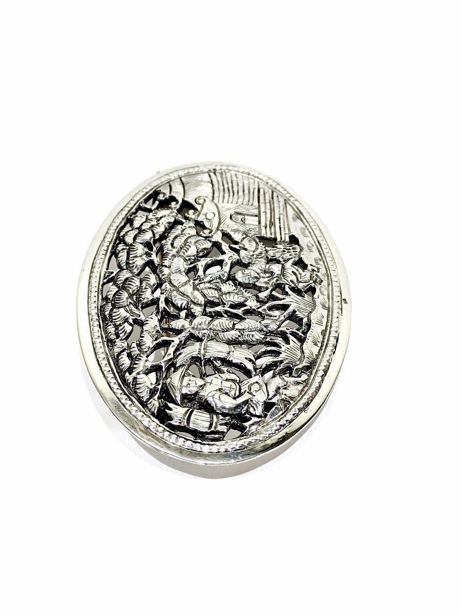 Broche en argent - Castafiore
