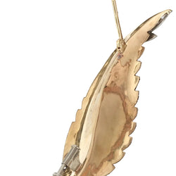 Broche en or blanc, or jaune et diamants - Castafiore