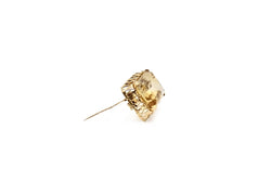 Broche en or jaune et citrine - Castafiore