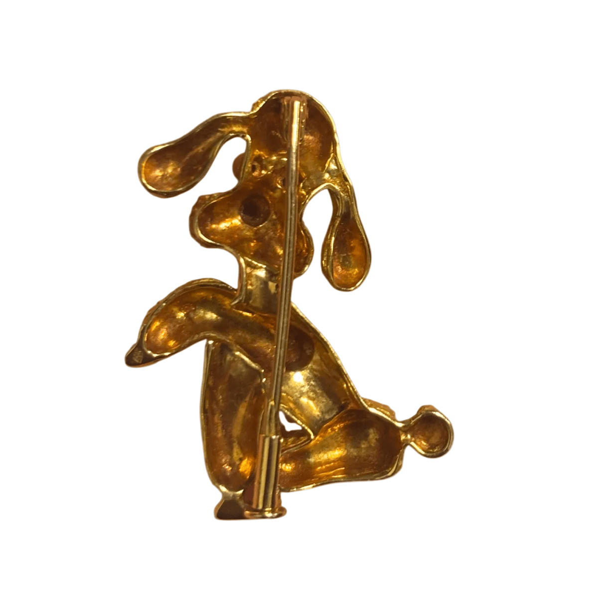 Broche en or jaune et rubis - Castafiore