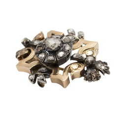 Broche en platine et or rose - Castafiore