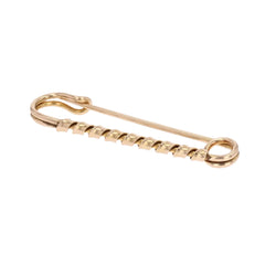 Broche épingle à nourrice or rose - Castafiore