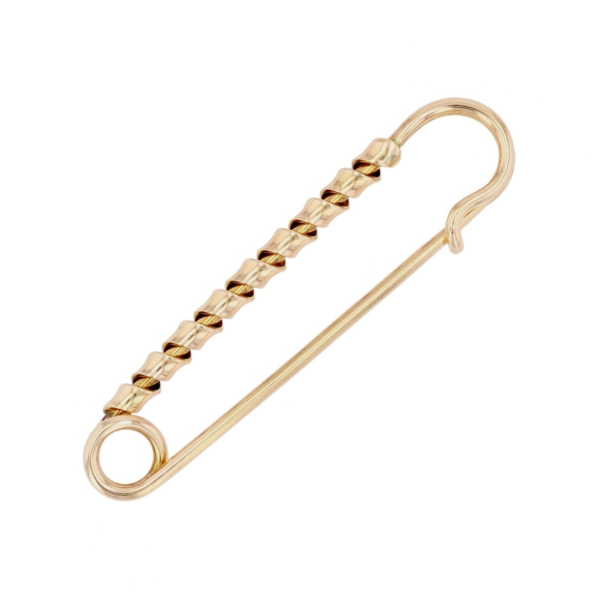 Broche épingle à nourrice or rose - Castafiore