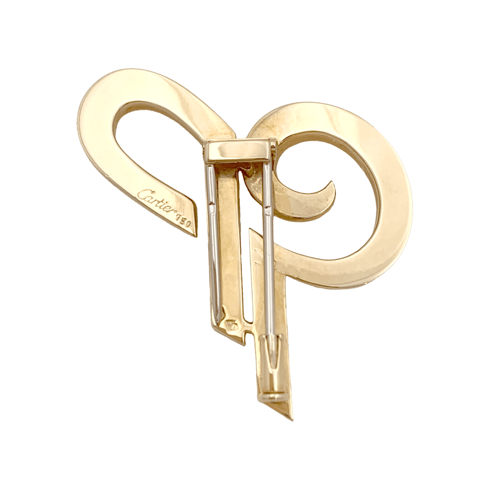 Broche Épingle CARTIER en or jaune - Castafiore