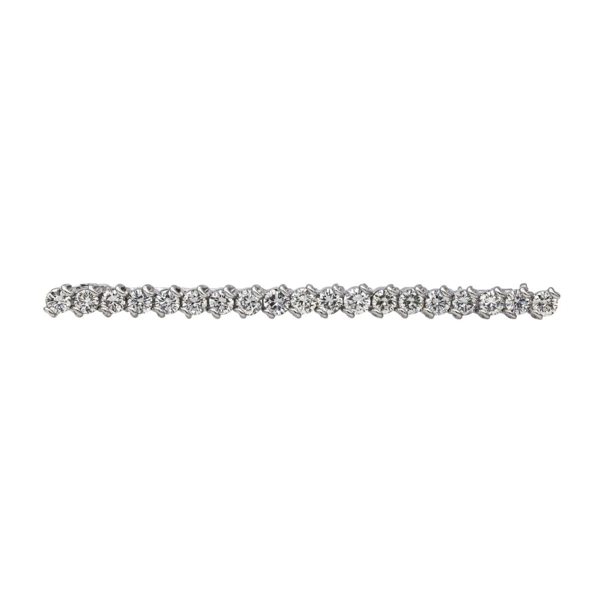 Broche Épingle en or blanc et diamants - Castafiore