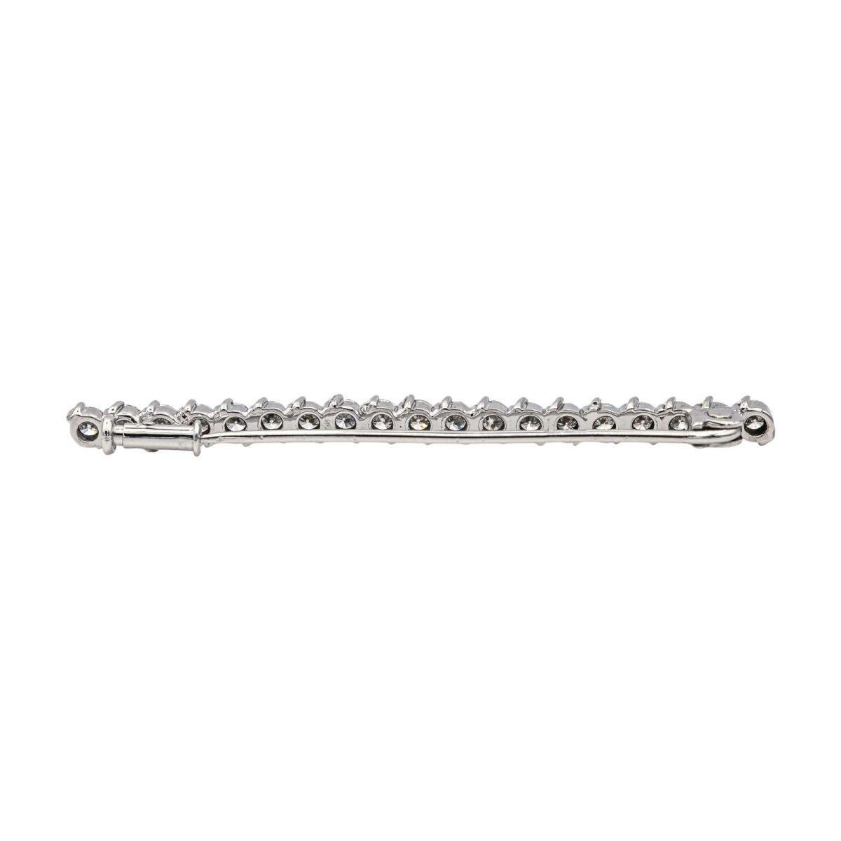 Broche Épingle en or blanc et diamants - Castafiore