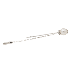 Broche Épingle en or blanc, perle et diamants - Castafiore