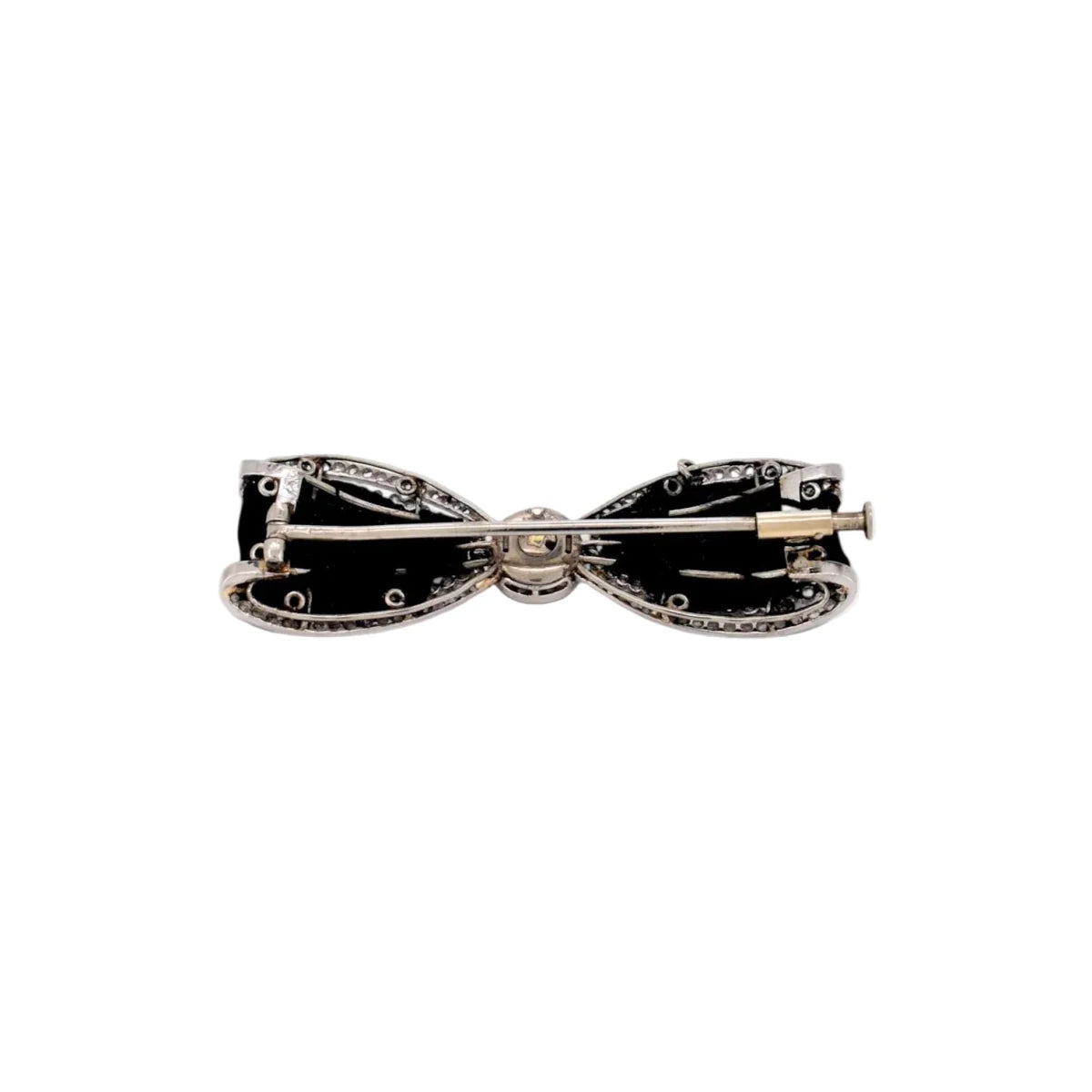 Broche Épingle en or blanc, platine et diamants - Castafiore