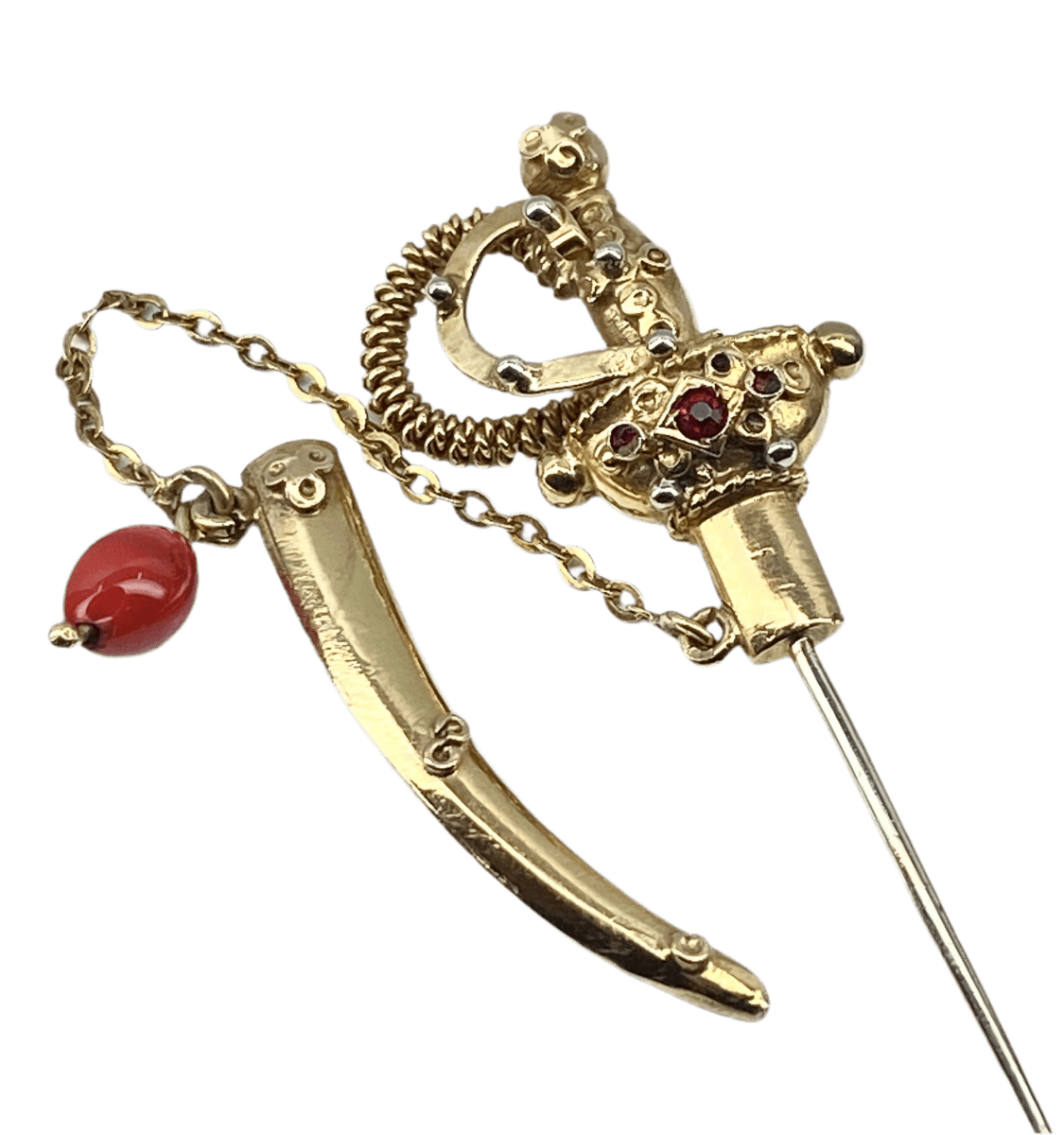 Broche Épingle en or jaune - Castafiore