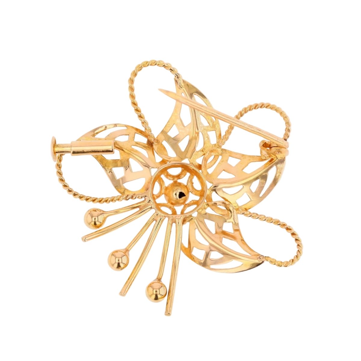 Broche Épingle en or jaune - Castafiore
