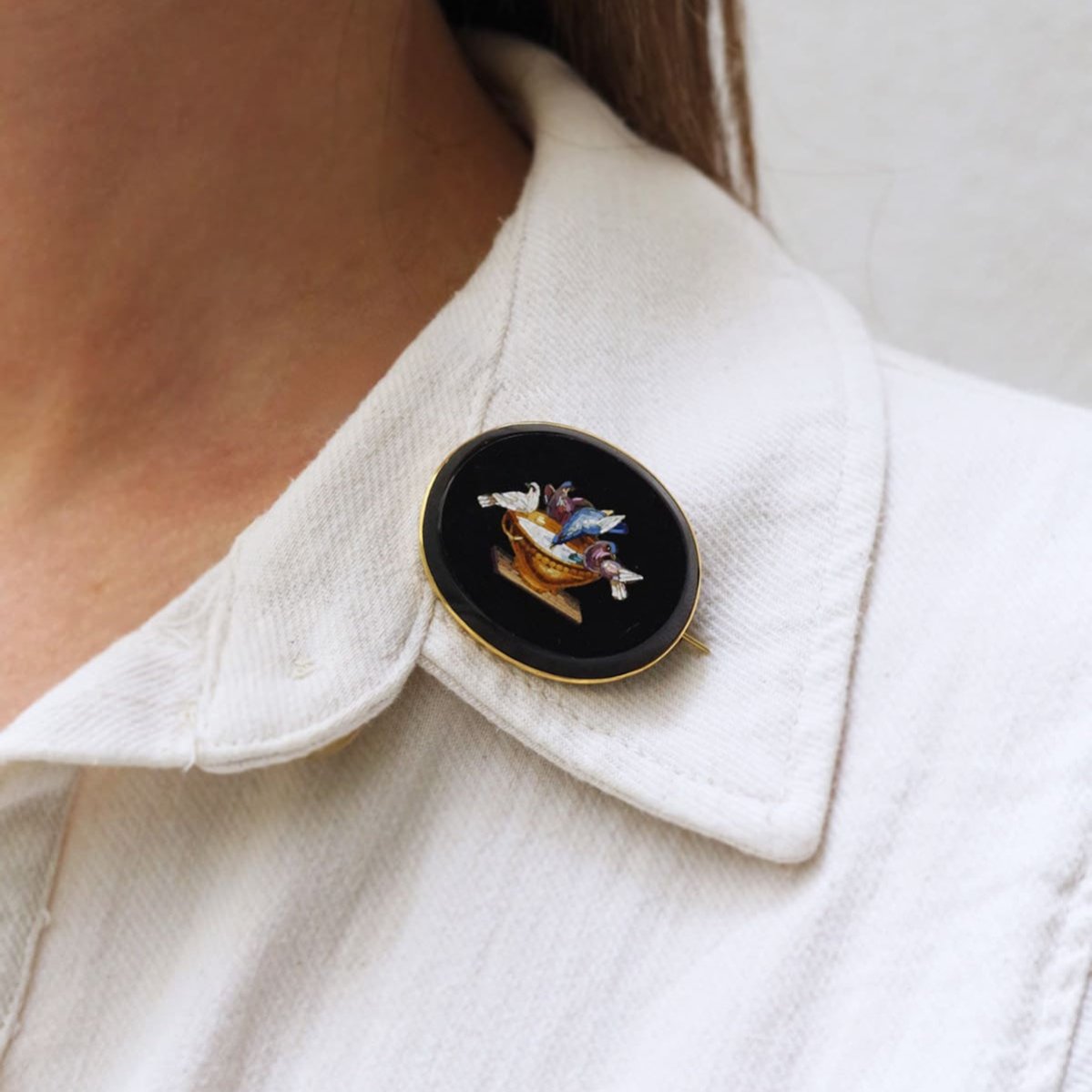 Broche Épingle en or jaune - Castafiore