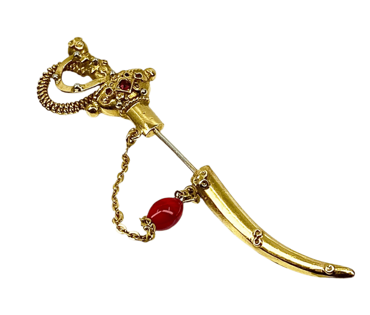 Broche Épingle en or jaune - Castafiore