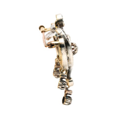 Broche Épingle en or jaune, argent et diamants - Castafiore