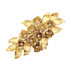 Broche Épingle en or jaune et diamant - Castafiore