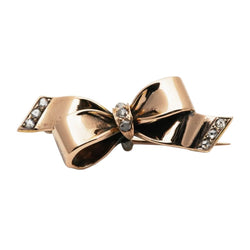 Broche Épingle en or jaune et diamants - Castafiore