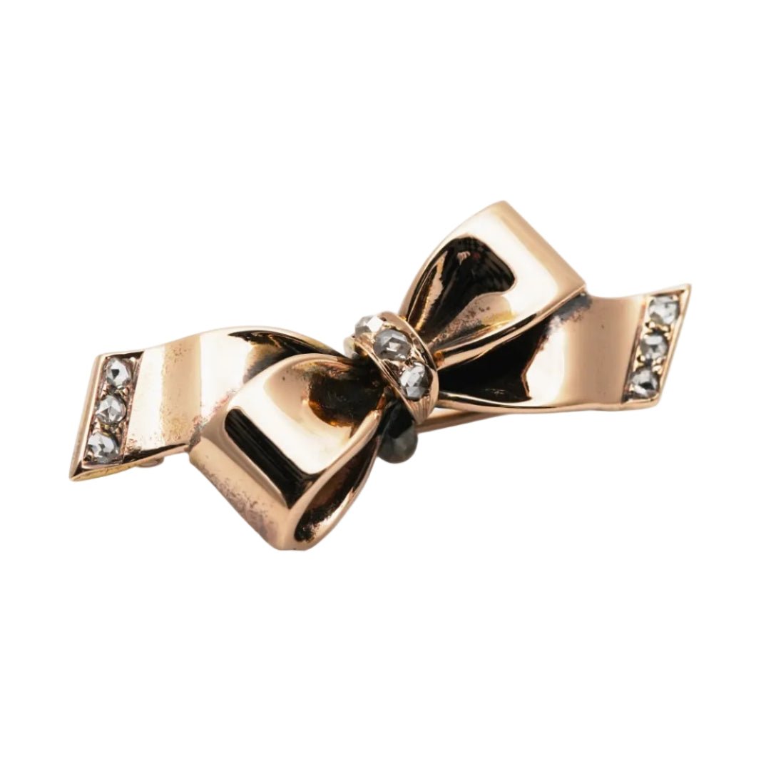 Broche Épingle en or jaune et diamants - Castafiore