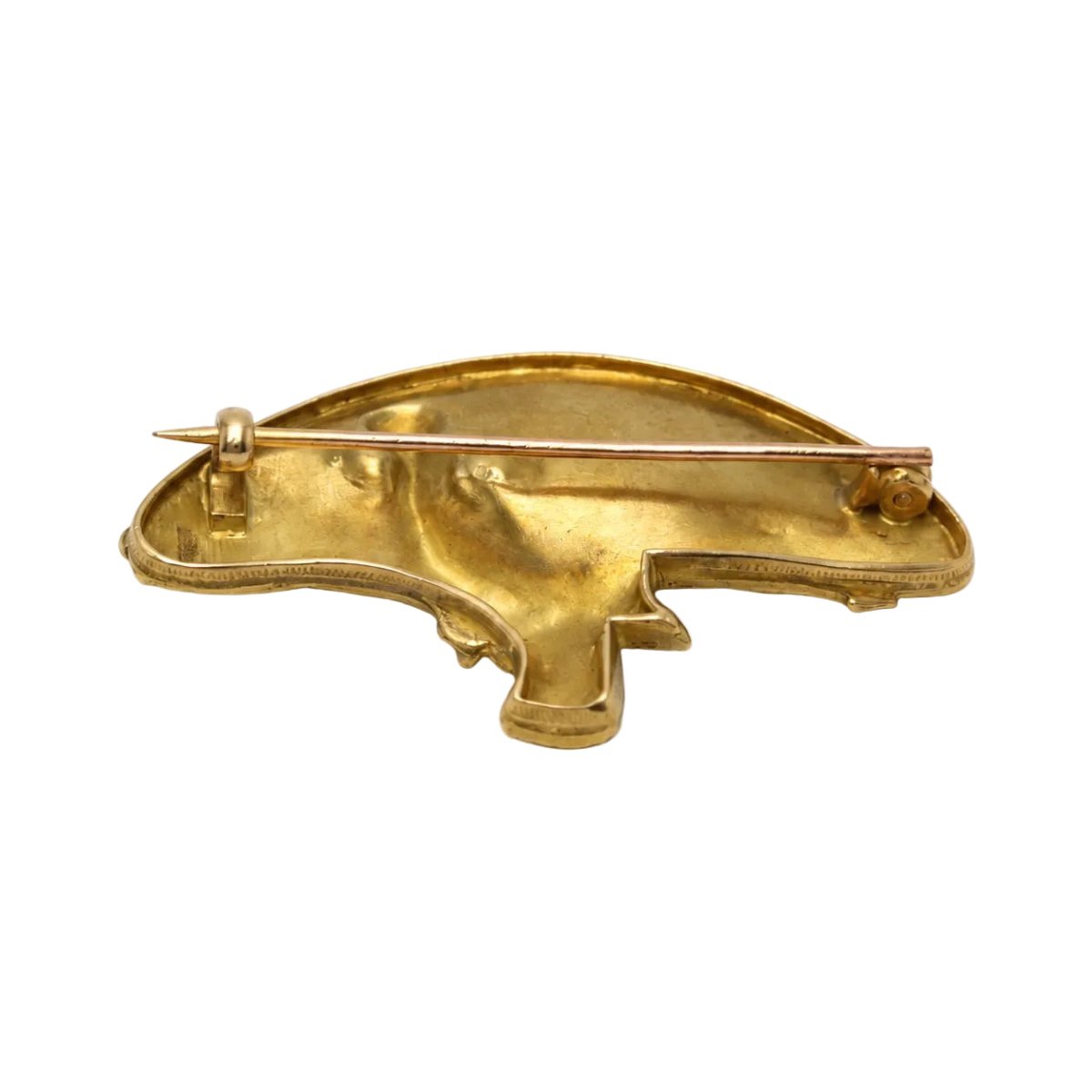 Broche Épingle en or jaune et diamants - Castafiore