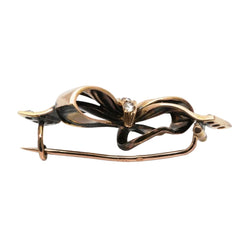 Broche Épingle en or jaune et diamants - Castafiore