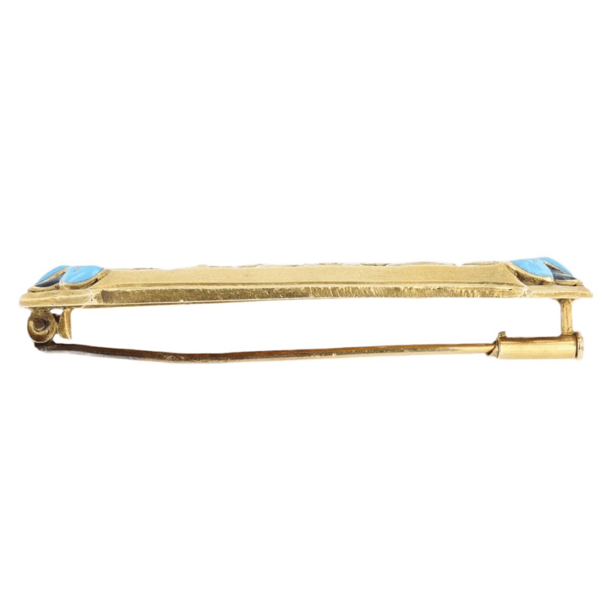 Broche Épingle en or jaune et émail - Castafiore