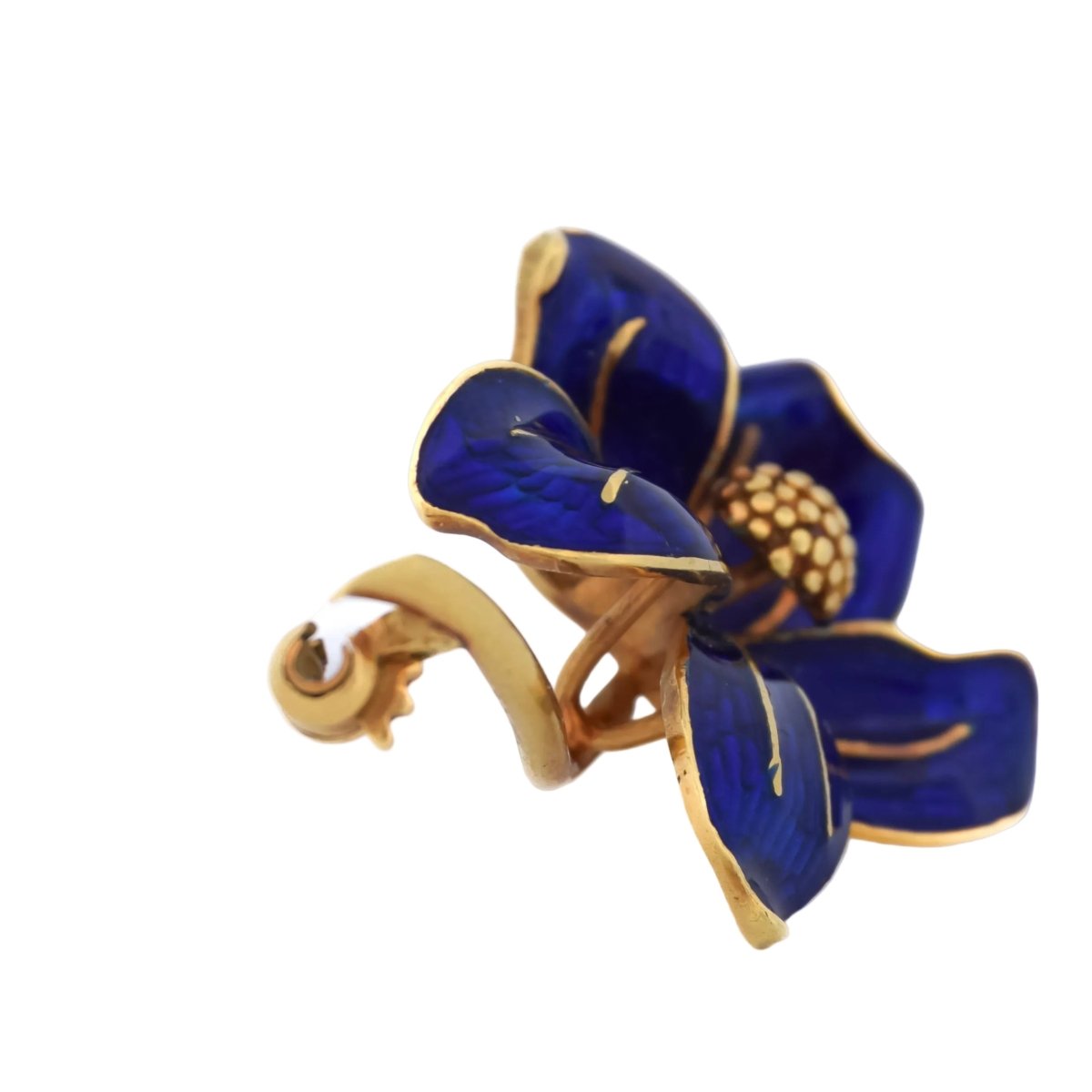 Broche Épingle en or jaune et émail - Castafiore