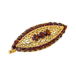 Broche Épingle en or jaune et grenat - Castafiore