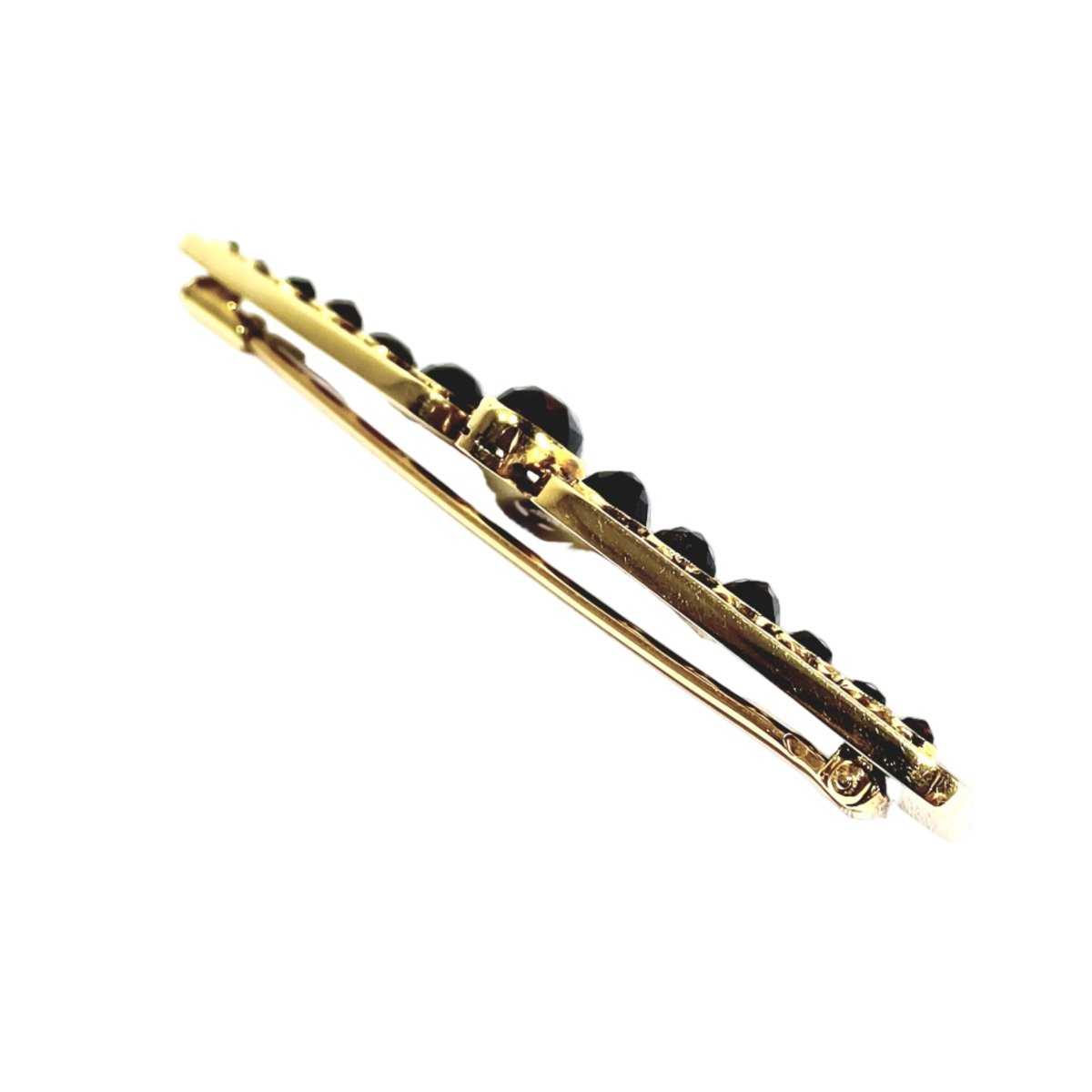 Broche Épingle en or jaune et grenats - Castafiore