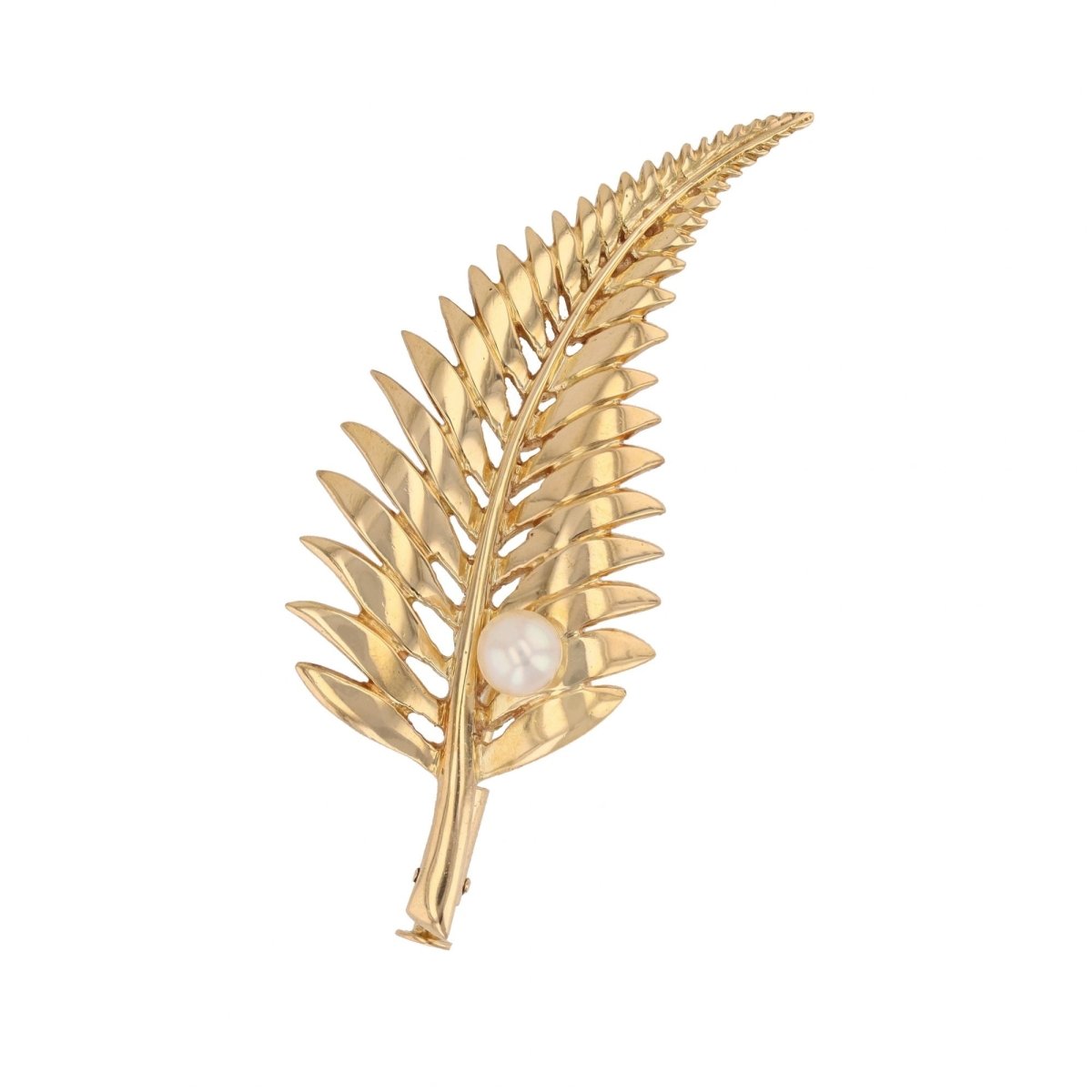 Broche Épingle en or jaune et perle - Castafiore