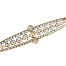 Broche Épingle en or jaune, platine et diamants - Castafiore