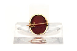 Broche Épingle en or rose et mosaïque - Castafiore