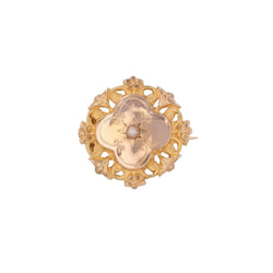 Broche Épingle en or rose et perle - Castafiore