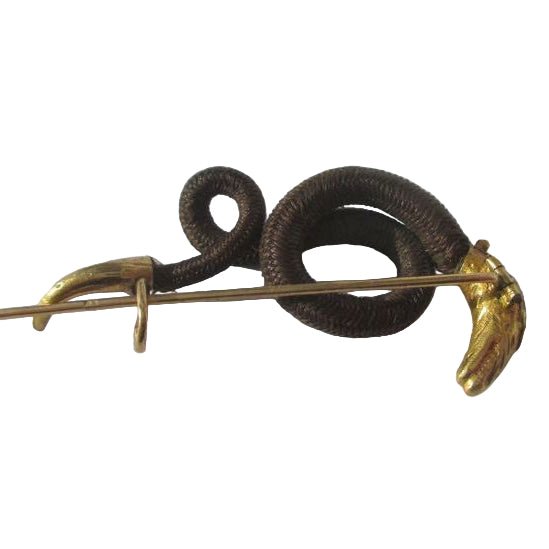 Broche Épingle en or rose et turquoise - Castafiore