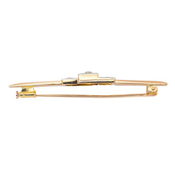 Broche Épingle en or rose, or blanc et diamants - Castafiore