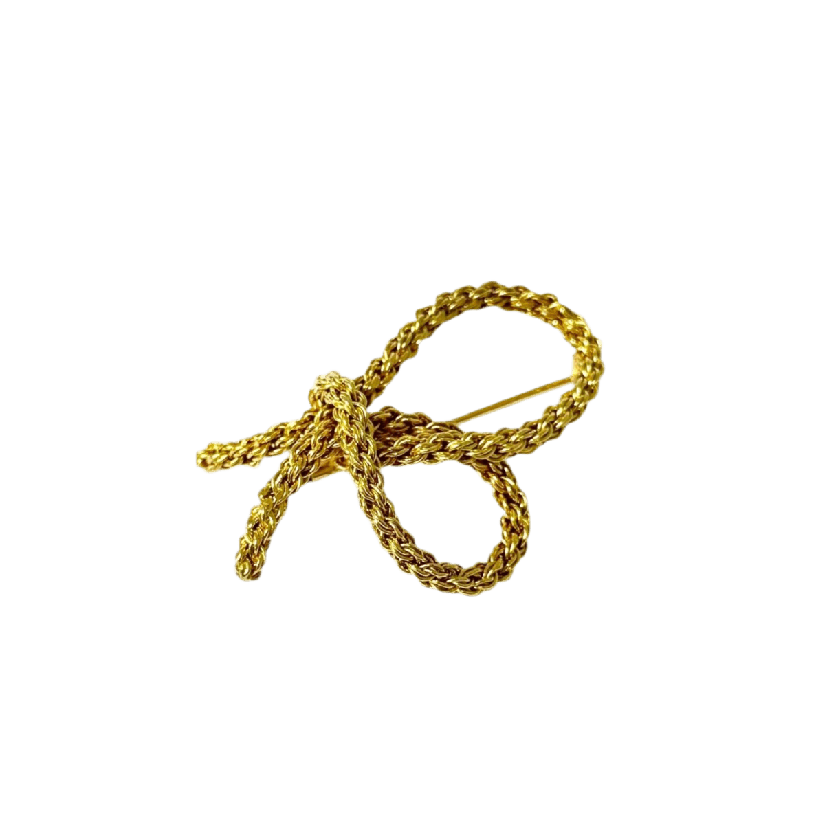 Broche Épingle "Noeud" en or jaune - Castafiore