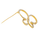 Broche Epingle Or jaune Diamant - Castafiore