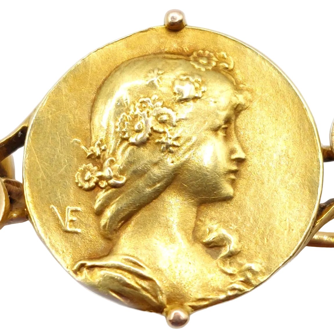 Broche Épingle VERNIER en or jaune - Castafiore